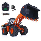 Fast  Free Shipping 1/14 RC Hydraulic Loader Model JDM 198 ZW370 RTR ST8 Remote Control Construction Vehicles Light Sound System