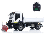 MD Metal 1/14 4x4 RC Hydraulic Dump Tipper Construction Truck 2-Speed Gearbox Differential Locks FlySky ST8 Remote Controller Model for Sales