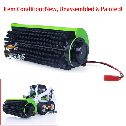 TOUCAN RC HOBBY LESU 1/14 RC Tracked Skid-Steer Loader Aoue LT5 Metal Hydraulic DIY Model Gripper Dozer Hay Clamp Dozer Blade Gripper Sweeper Hay Clamp