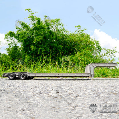 TOUCAN RC HOBBY BEST SELLING Fast Shipment LESU 872MM Metal Wood 4Axles Trailer for 1/14 RC TAMIYE Tractor Truck DIY Cars Model