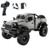 1/18 RC Off Road Vehicle C8813 4*4 2.4GHz Remote Control Simulation Pickup Truck Climbing Car RTR Brushed Motor Waterproof ESC