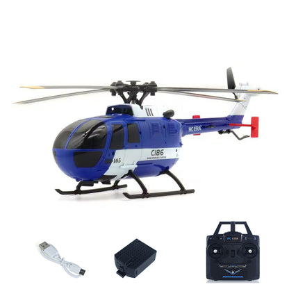 RC ERA 1/48 4CH Fernbedienung Hubschrauber C186 Gyroskop One Key Start Barometer Batterie Modell Flugzeug Spielzeug für Erwachsene