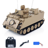 1/16 Tongde RC Tank M2412-B M113A1 ACAV Infrared 360 Turret Rotation Smoking Light Sound Remote Control Electric Model RTR