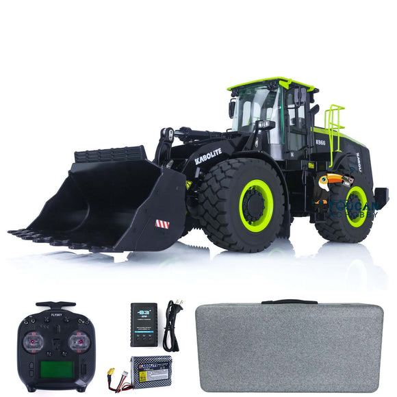 KABOLITE K966 1/16 Hydraulic RC Loader with Electric Motor Steering Gear Light Remote Construction Vehicle with Light