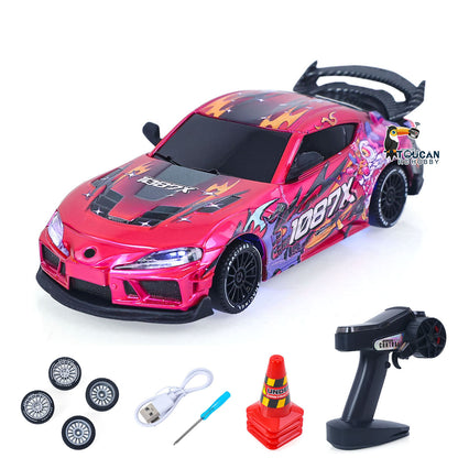JXC 1/43 4WD Remote Control Drifting Car SP4301 RTR Light System Motor ESC Servo Gift For Beginner Advanced Player No Sounds