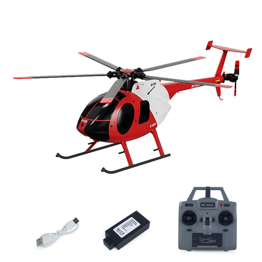 TOUCAN RC HOBBY RC ERA 1/28 C189 Bird Remote Control Helicopter MD500 Dual Brushless Motors 6-Axis Gyro Optical Flow Positioning Model Toys