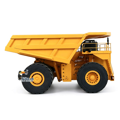 TOUCAN RC HOBBY 1/14 RC Metal Hydraulic Mining Dumper Truck RTR Car Model I6S Radio Control ESC Servo Motor Without Lights System Battery