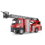 HUINA 1/14 561 2.4G Sprayable Scaling Ladder Fire Truck Tractor RC Car Remote Control Truck Toy Model