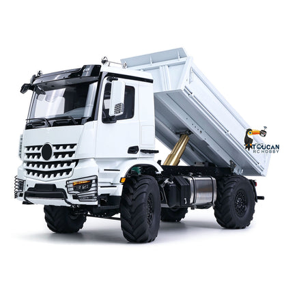 TOUCAN RC HOBBY MD 3363 1/14 4x4 Metal RC Dumper Remote Control Hydraulic Tipper 2Speed Gearbox Differential Locks ST8 Remote Controller for Adults