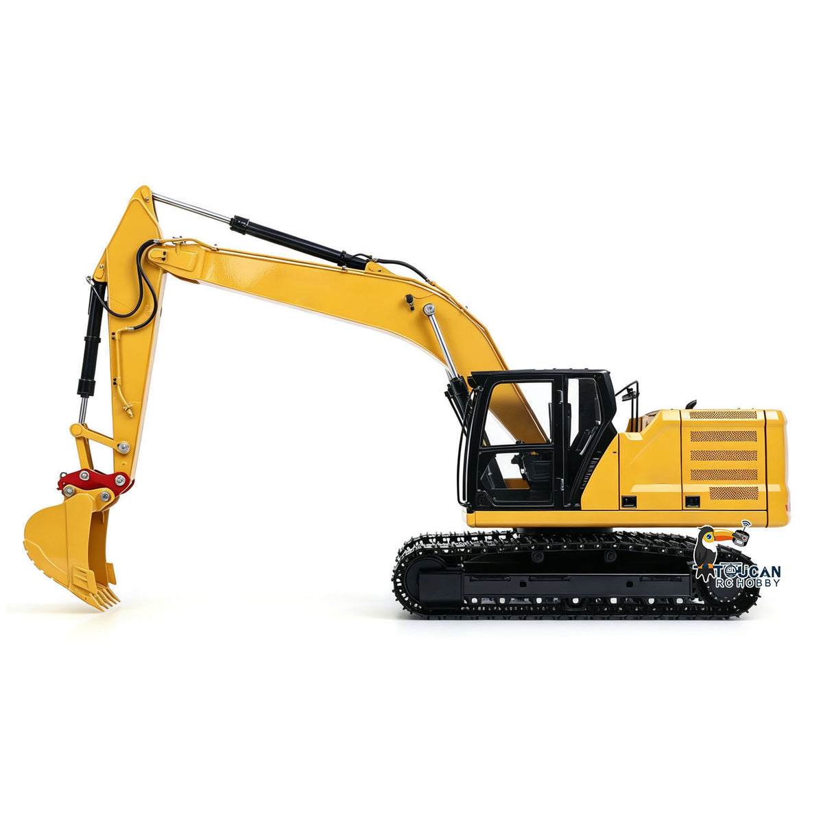 TOUCAN RC HOBBY 320 Metal 1/14 RC Digger Remote Control Hydraulic Excavator Engineering Vehicle Brushless Motor ESC for Model Enthusiasts