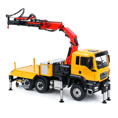 TOUCAN RC HOBBY Big Discount! LESU 3363 1/14 8X8/6X6 Metal RC Hydraulic Crane Dumper Truck Axles Differential Locks 7CH Valve 6 Outriggers 3-speed Gearbox Light Sound for Adult