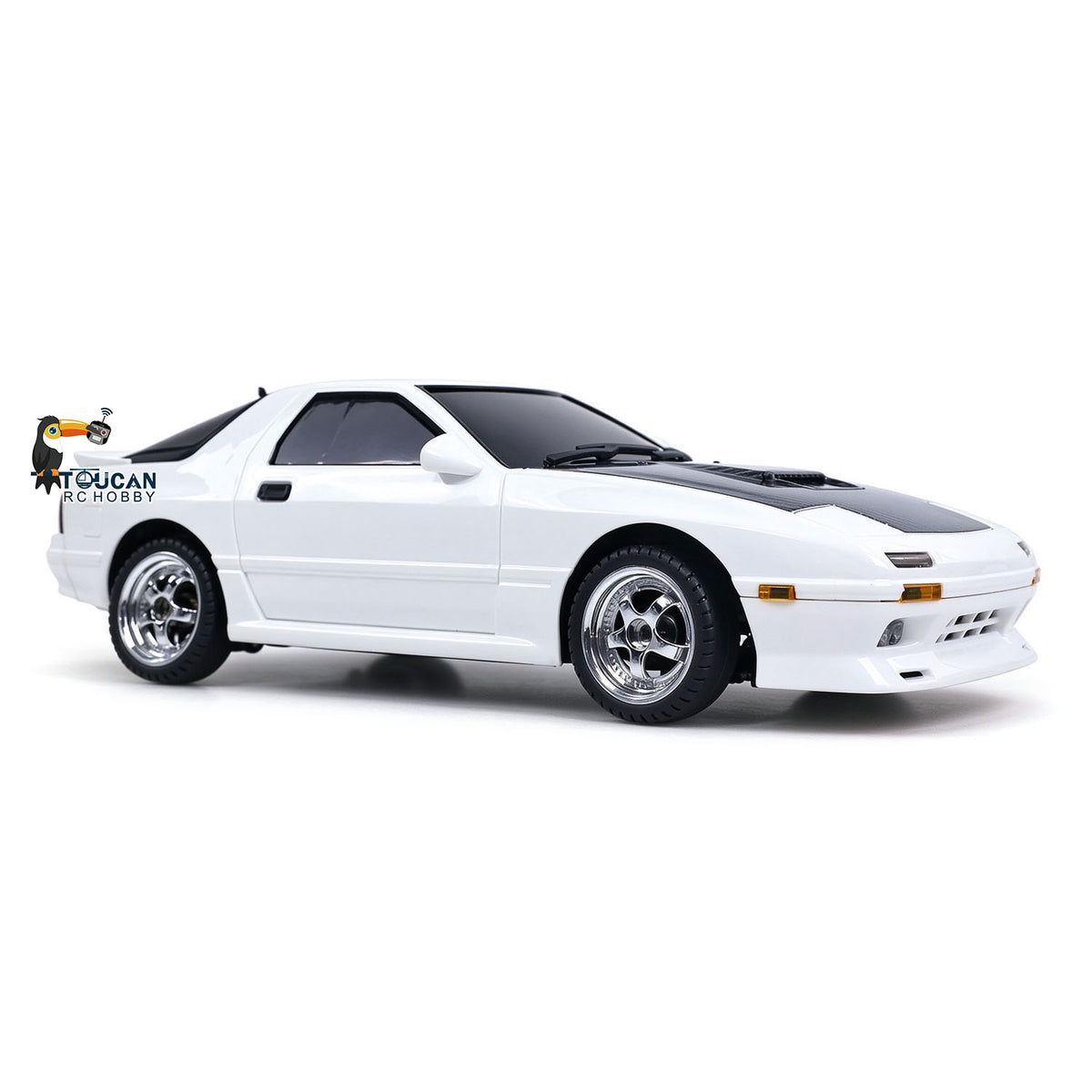 TOUCAN RC HOBBY LDRC 1/18 RX7 RC Racing Car RWD Gyroscope Wireless Control Drift Vehicles LD1802 Premium Mini Drift Design All-Nylon Chassis RC Model