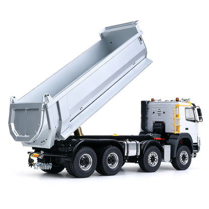TOUCAN RC HOBBY JDM 1/14 Metal RC Hydraulic Dumper 8x8 Dump Truck Remote Control Tipper 2Speed Gearbox Differential Axle JDM-65D