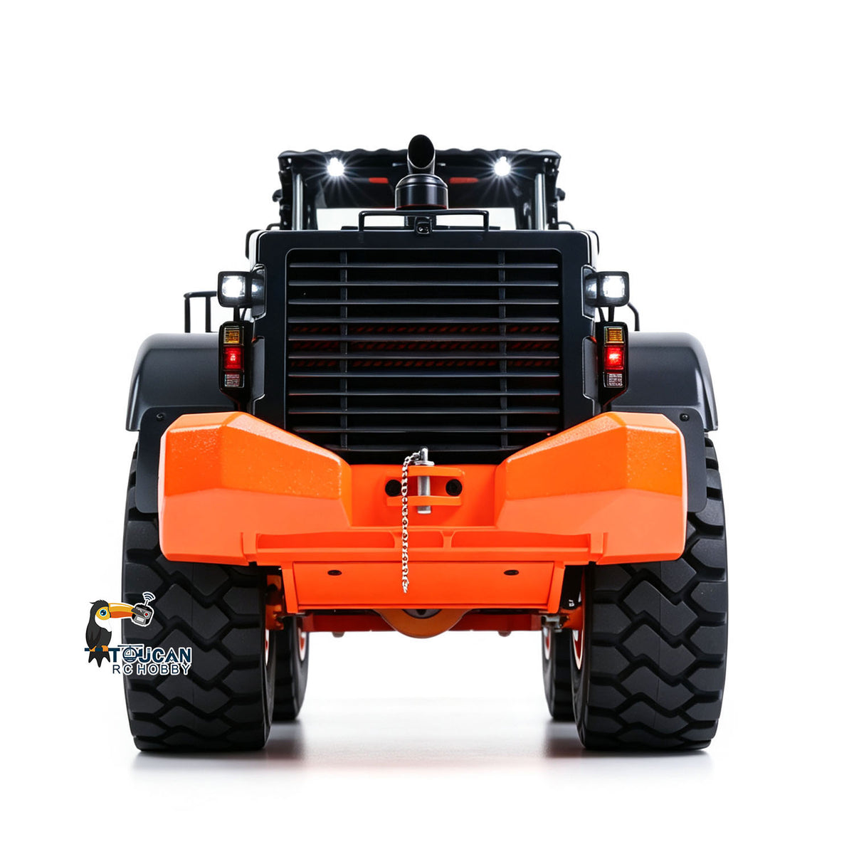 In Stock TOUCAN RC HOBBY 1/14 RC Hydraulic Loader JDM 198 Remote Control Construction Truck for ZW370 Model 2-Speed Transmission FlySky ST8 Radio CNC Machined Metal Parts