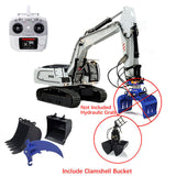 MTM 946 Metal 1/14 RC Hydraulic Excavator Remote Control Engineering Vehicle 9CH Reserving Valves for Indoor Play
