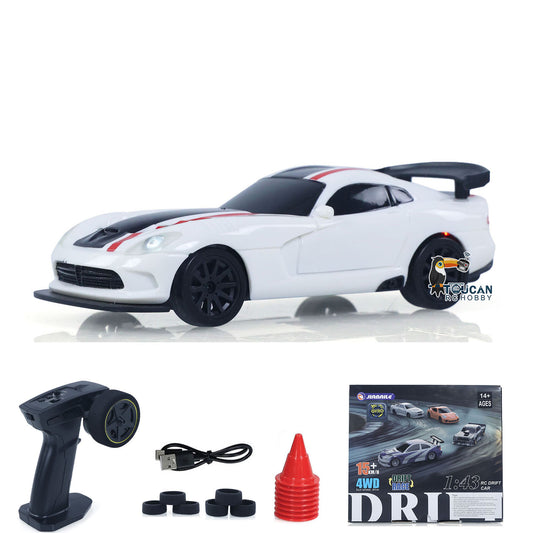 TOUCAN RC HOBBY 2.4G Remote Control Racing Car 4311G 1/43 High Speed Gyroscope RC Drift Vehicle 4WD Ready To Run Mini Car Toy Radio Battery