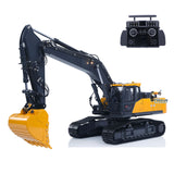 Metal 1/14 Super Frog Remote Control Hydraulic Excavator E400 Pro 9CH Valves RC Digger Stainless Steel Arm Frsky XE Radio