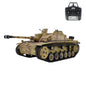 2.4G Henglong 1/16 7.0 Plastic German Stug III 3868 RTR RC Tank BB IR Steel Gearbox 1800MAH Battery Sound Lights Smoke Special Spray Painting Model