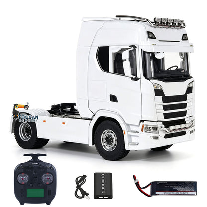 TOUCAN RC HOBBY MD 770S 1/14 4x4 Metal RC Tractor 2Speed Gearbox Differential Locks RC Lorry Car ST8 Radio Lights Sounds Battery Charger RTR Model