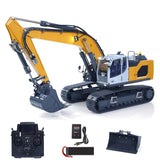 1:14 Hydraulic RC Excavator Remote Control for Model 945 with PL18EV Radio System 5CH Reversing Valve Bucket Quick Coupler