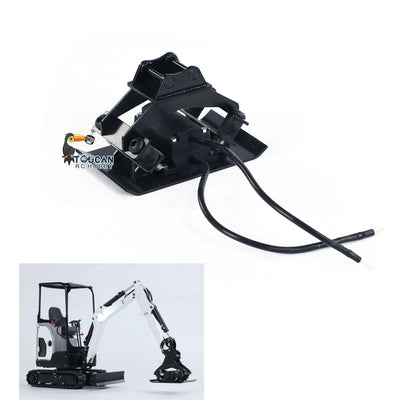 Metall Elektrische Greifer Hammer Reinigung Eimer Power Rammer für 1/14 E20 RC Bagger JXModel Mini Bagger Upgrade Teile