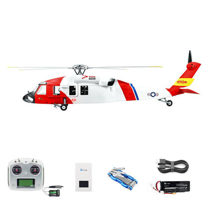 FLYWING MH-60T Jayhawk Remote Control Helicopter LED Light ACE Controller MH60T GPS ATT Mode One Key Return Beidou Positioning