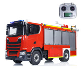1/14 4X4 Metal Axles Remote Control Fire Fighting Vehicle BZ i6S Radio 2Speed Light Sound System No Battery Assembled Model PNP