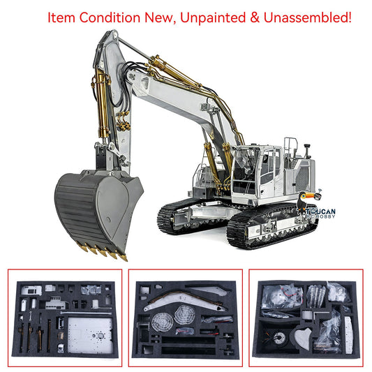 Pre-Order TOUCAN RC HOBBY LESU LR945 1/14 Metal RC Hydraulic Excavator B0016 KIT Remote Control 7CH Valve Digger Model Ideal for Assembly Hobbyists