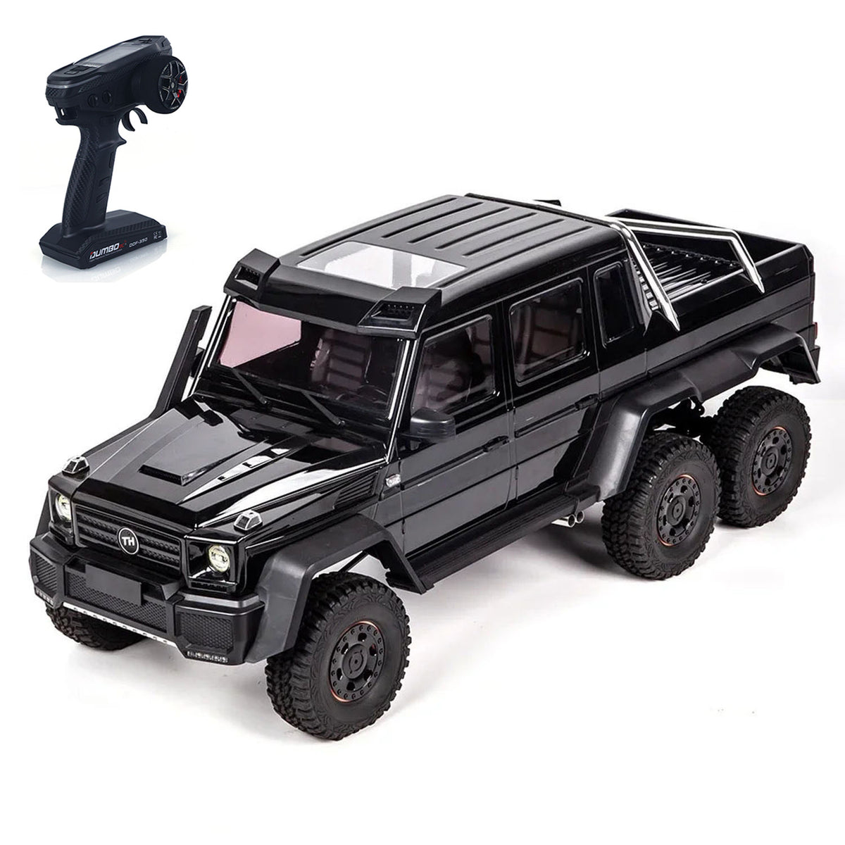 TRACTION HOBBY KM6 6WD 1/8 Funkgesteuertes Geländefahrzeug RC Elektro-Modellautos 2-Gang-Achssperren 775 Bürstenmotor