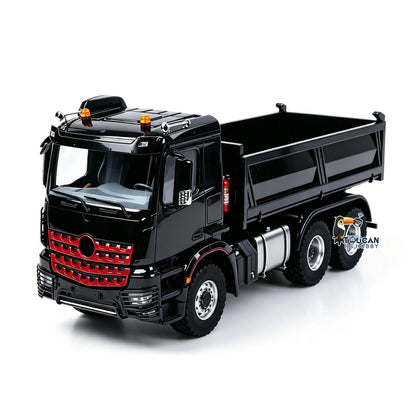 6*6 metall Chassis 1/14 RC Hydraulische Dumper 3348 2025T 2 Geschwindigkeit Getriebe Radio Controlled Kipper Modell Differential Achse licht Sound