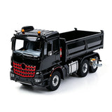 6*6 metall Chassis 1/14 RC Hydraulische Dumper 3348 2025T 2 Geschwindigkeit Getriebe Radio Controlled Kipper Modell Differential Achse licht Sound