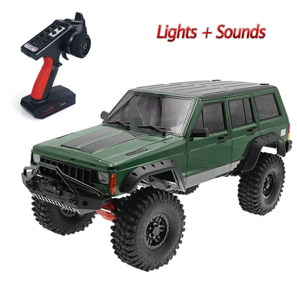 1/10 RC Off-road Crawler 4WD Lkw Differential Sperre Lichter Radio Mit high-drehmoment 555 motor drei differential schlösser