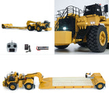 Pre-Order Metal 1/20 RC Heavy Duty Hydraulic Mining Trailer C739D PRO Gooseneck Car Remote Control Construction Machine RTR Battery