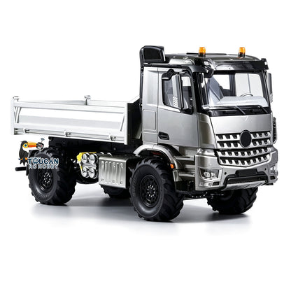 TOUCAN RC HOBBY 3363 MD 1/14 4x4 Metal Remote Control Hydraulic Dumper 2Speed Gearbox Differential Locks RC Tipper Model ST8 Radio Light Sound