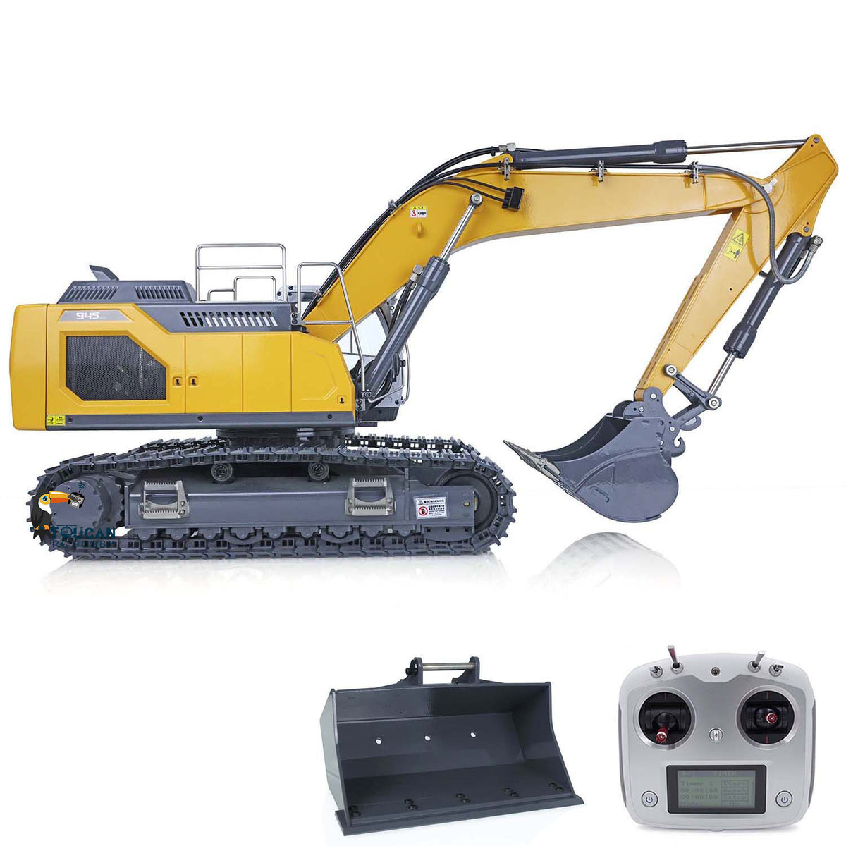 XDRC 1/14 Painted 945 RC Hydraulic Equipment Remote Controlled Machine ...