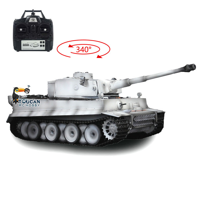 Henglong 1/16 TK7.0 Promotion German Tiger I RTR RC Tank 3818 Infrared Combat BB Smoke Sounds Lights Metal Gearbox Tracks Sprockets Idlers Wheels