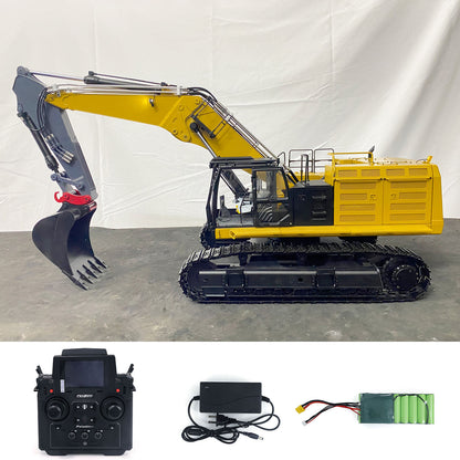 1/14 RC Hydraulischer Abbruchbagger 374 UHD 4-armig PL18EV Funkgesteuerter Bagger 2-teiliger Abbruchausleger und Verlängerungsarme