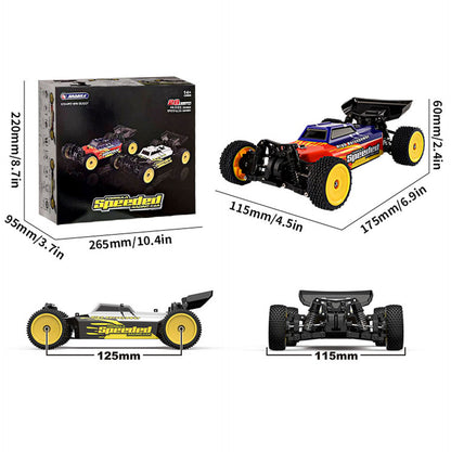 TOUCAN RC HOBBY 1/24 Electric Remote Control Off Road Car 2401A 30KM/H High Speed RC Vehicle Model CVD Drive Shafts Metal Chassis Battery RTR