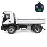 MD 1/14 4x2 RC Hydraulic Tipper Truck 2-Speed Gearbox FlySky ST8 Remote Control Motor Differential Lock Model for Sales