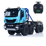 MD 1/14 8x8 Metal RC Rock Crawler Climbing Flatbed Truck 2-Speed Gearbox FlySky ST8 Remote Control Electric Winch Model
