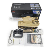 2.4Ghz Henglong 1/16 7.0 Plastic German Tiger I RTR RC Tank 3818 BB IR Barrel Recoil Steel Gearbox 320 Degree Rotating Turret