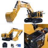 TENGDA 6015B 1/14 Hydraulic Excavator Construction Digger Steel Black Tracks Brushless Motor for Backyard Adventures