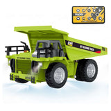 HG 1:64 RC Electric Lifting Dump Truck HG4 431 RTR Metal Car Shell Remote Control Engineering Vehicle Battery USB Charging Cable