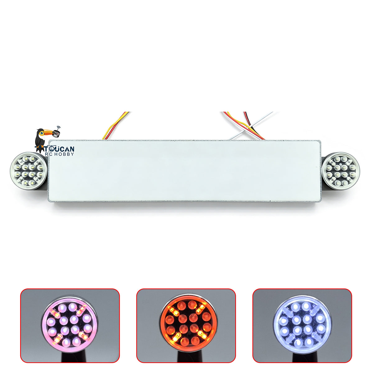 TOUCAN RC HOBBY Degree Squarelightbox LED Light for 1/14 TAMIYA Remote Control Tractor Truck 770S 56375 56360 RC Hydraulic Dumper DIY Lorry Car