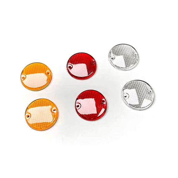 3 Paar Kunststoff-Rückleuchtengehäuse Rücklicht für 1/14 DIY TAMIYA RC Traktor-LKW-Modellbau-Fahrzeug LKW-Auto Spielzeugteile