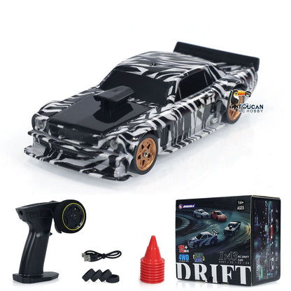 1/43 TOUCAN RC HOBBY 2.4g RC Mini Race Car Radio Controlled Drift Vehicle 4WD Mini Tou for Children Adults High Speed Model