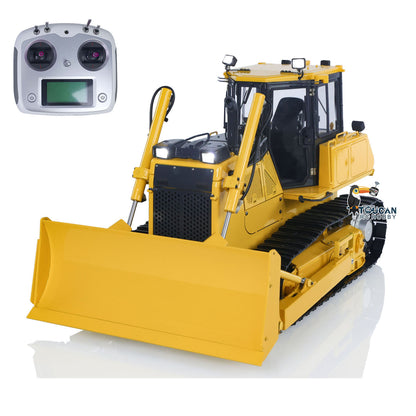 1/12 RC Metall Hydraulische Bulldozer D65EX Funkgesteuertes Schweres Maschinenmodell RTR Emuliertes Bauauto I6S Lichtton