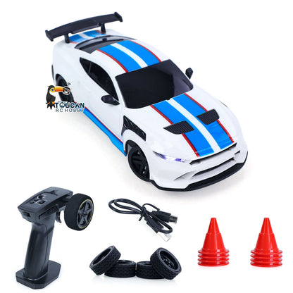 TOUCAN RC HOBBY JIABAILE 4x4 Plastic 1/36 RC Drift Car 3614 High Speed 25KM/H Gyro Model Indoor Outdoor Mini Racing Car LED Lights Battery 2.4G Radio