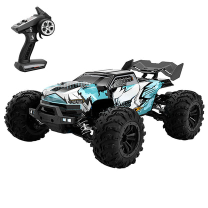 1/16 RC Pickup Truck Q117 4WD Fernbedienung Hochgeschwindigkeits-Geländewagen 70km/h RTR Batterie Bürstenloser Motor ESC Hubrad