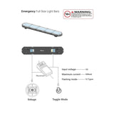 Warnleuchte LED 5V-6V Kunststoff-Dachlampe für 1/14 DIY TAMIYA Fernbedienung Traktor LKW RC Hydraulik Dumper Modell LKW Auto